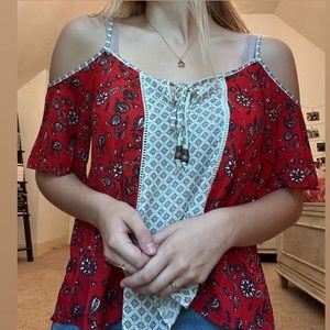 Jolt off the shoulder top